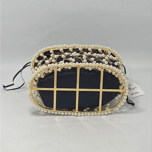 Rosantica Holli Siviglia Faux Pearl-Embellished Top Handle Bag - Picture 8 of 12